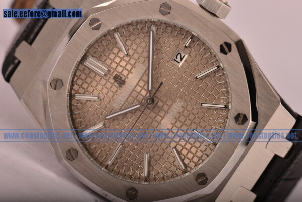 Audemars Piguet Perfect Replica Royal Oak 41MM Watch Steel 15154BC.ZZ.D004CU.02DG - Click Image to Close